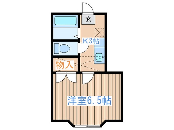 ホワイトキャッスル３６番館の物件間取画像